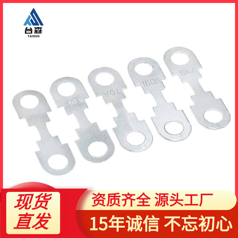 汽车货车平板式保险丝螺栓型叉栓式蓄电池电瓶大电流保险30A-150A