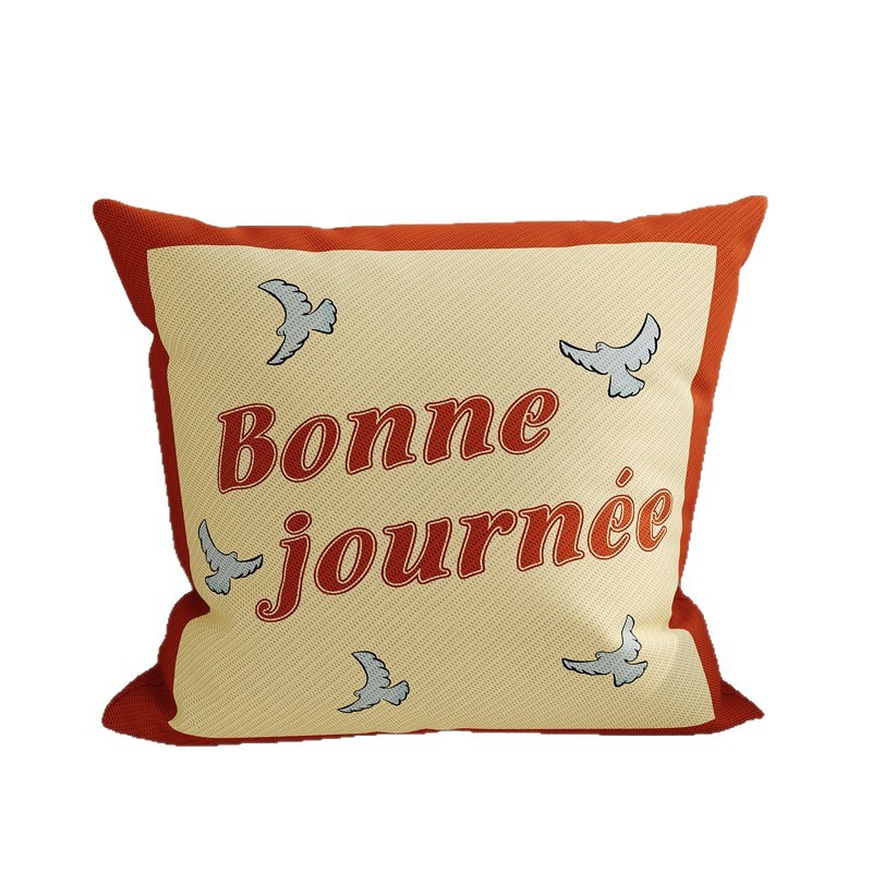 Verano sensación fría almohada rayas de seda de hielo estilo coreano sofá cuadrado sala de estar oficina almohada de niñas funda de almohada desmontable