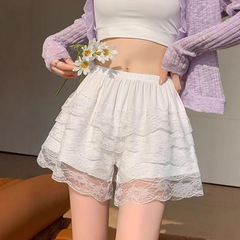 新商品のレースの安全ズボンの女性の夏の薄い金は光のjkかぼちゃのレギンスのスカートのゆったりしていることを防ぎます。