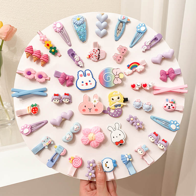 Clips de cabello para niñas, tocado para niñas, clips de cabello para niñas lindas y bonitas, clips para niñas, bebés súper lindos, Beiqin