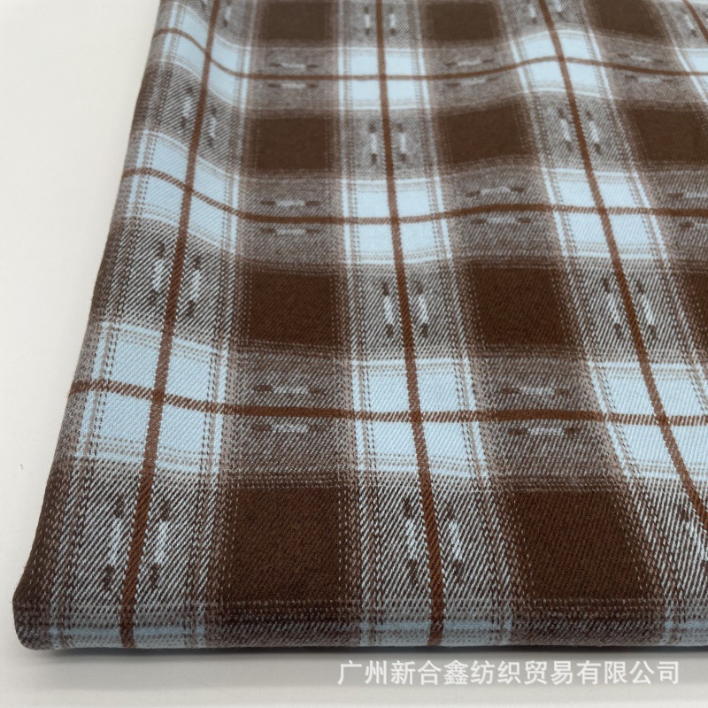 秋冬格子面料 磨毛格子面料秋冬色织格子 秋冬磨毛格子面料TR格子