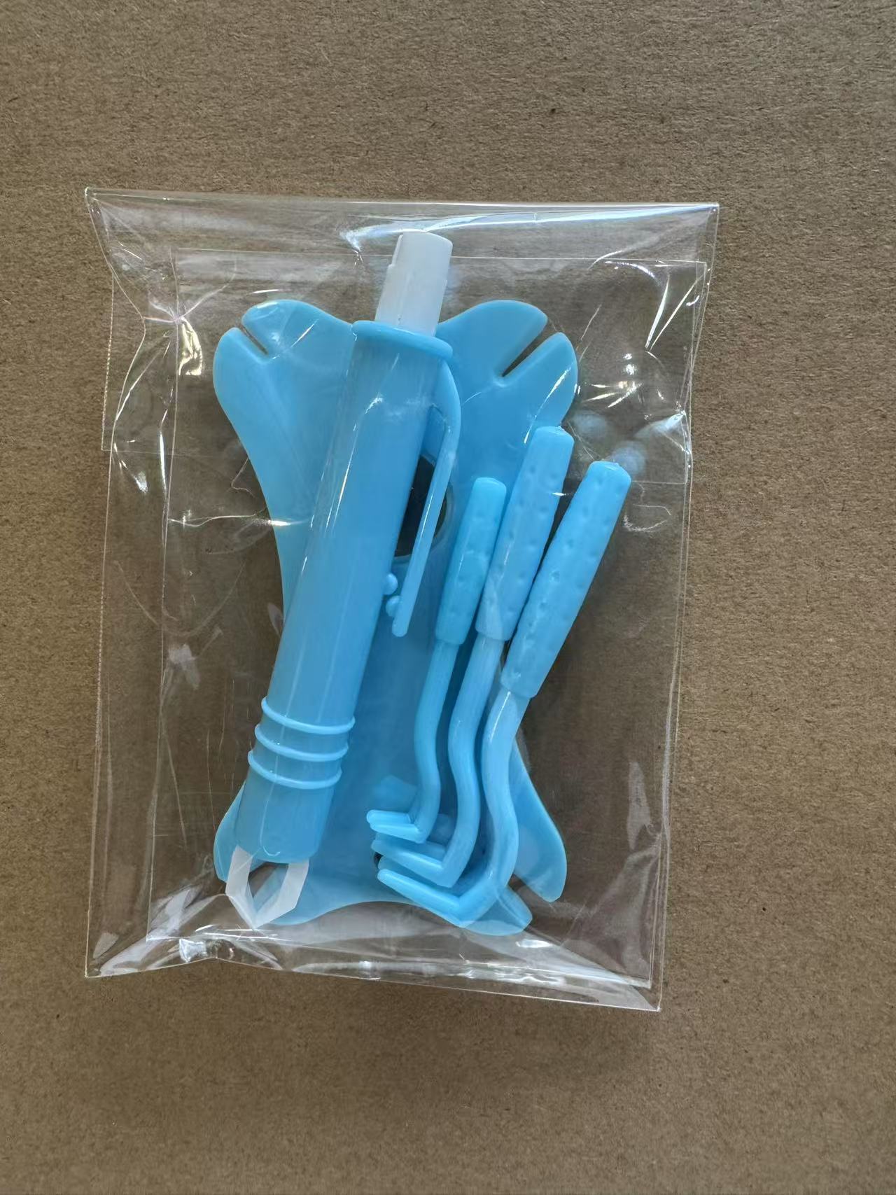 14# 파란색 펜 1개 + 파란색 카드 1개 + 파란색 후크 3개 (OPP 가방 18g)