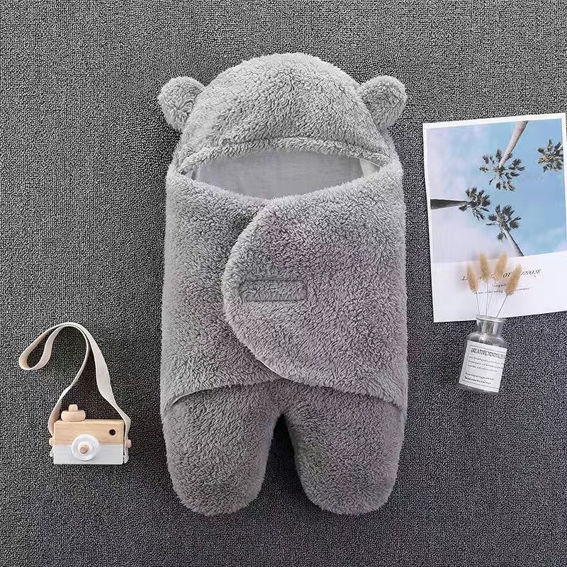 Bebé abraza bolsa de dormir otoño-invierno engrosado frío y cálido recién nacido paquete de salida - mes