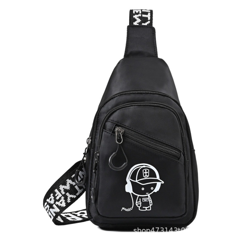 Children's Chest Bag Korean Boy's Handsome Crossbody Bag Fashion Boy's Cute Sports Shoulder Bag