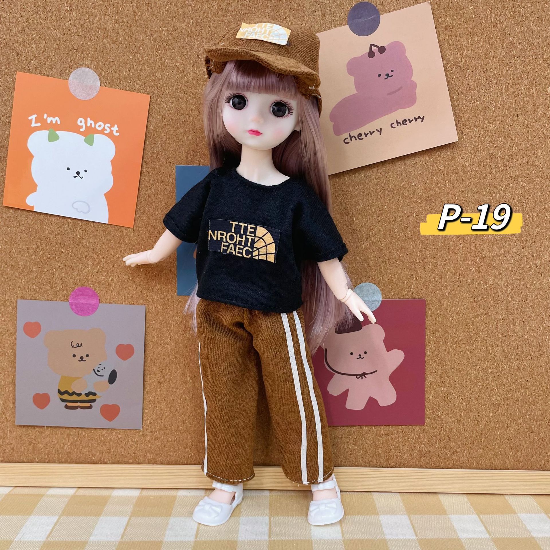 Boneca bjd princesa 30cm com 6 articulações presente aniversário_voghion.com