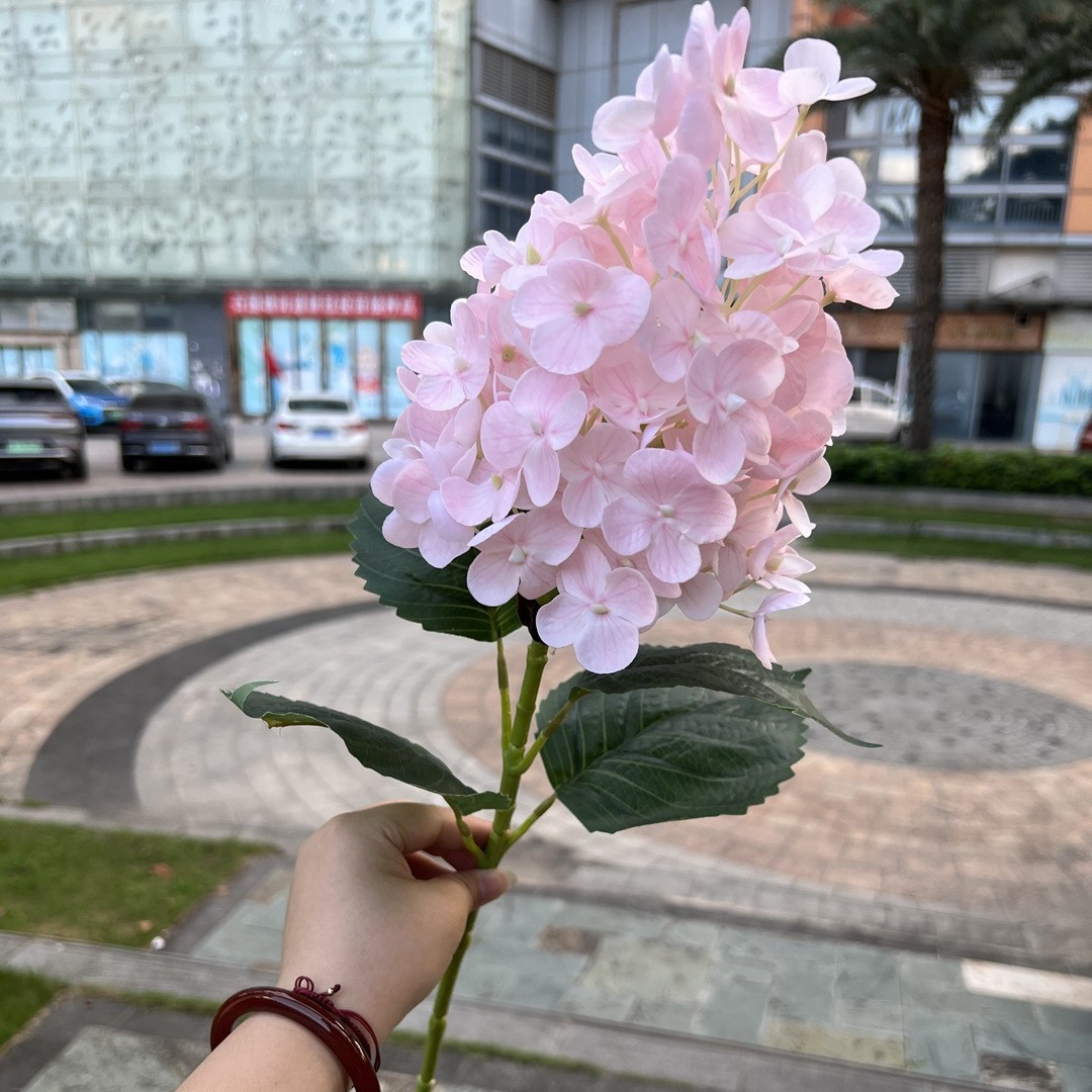 Simulación del Día de San Valentín rosa fabricante 3 sola rama multi-cabeza rosa decoración de la boda flor falsa al por mayor