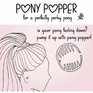 F 53256 Pony Tail Hair Clip �����Rβ���ϰl�A�羳���Q���l