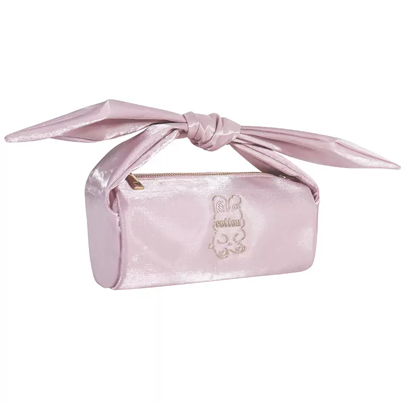 定制胶印腋下包枕头包缎面包袱布风吕敷蝴蝶结芭蕾晚宴包斜挎包