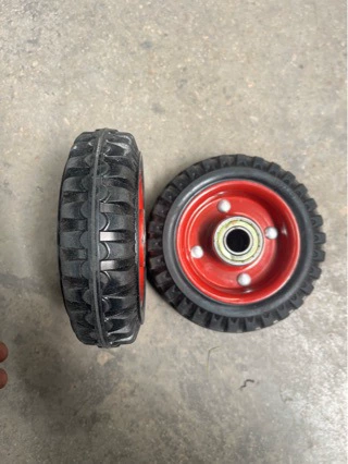 6x2 резиновое сплошное колесо 150x50 сплошное колесо