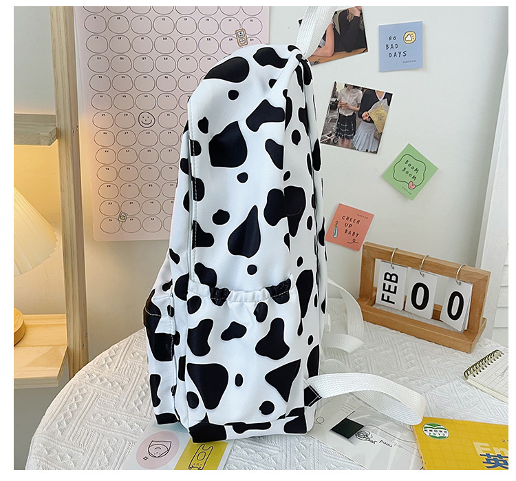 Korean Fashion Nylon Print Contrast Color Backpack Wholesale Nihaojewelry display picture 7