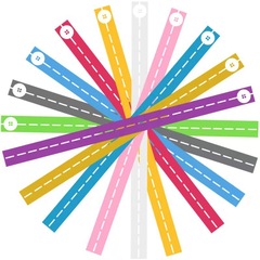 Lara Roll Strap Buckle Elastic Band Clothing Sorting Organizer Travel Ties Lazy Person&rsquo;s Wardrobe Clothes Storage