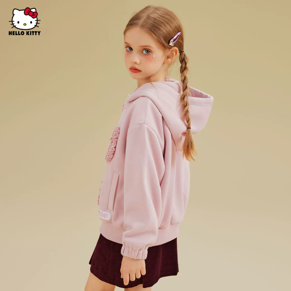 Куртка детская Hello Kitty, весенняя, осенняя бейсбольная, для подростков, западный стиль
