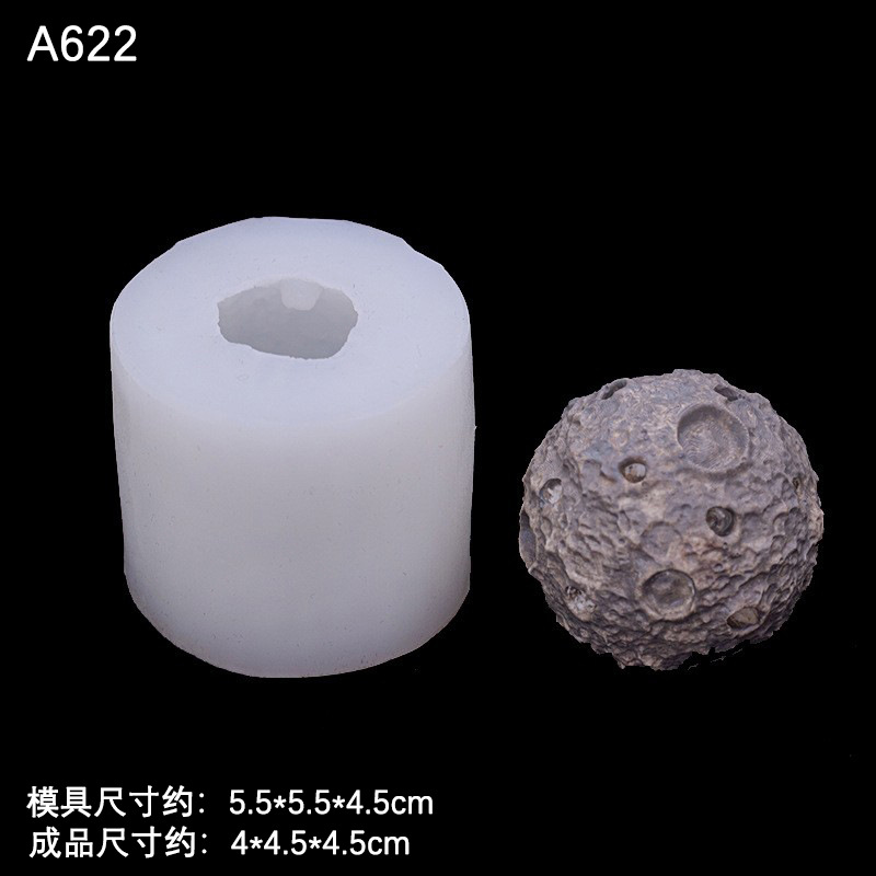 Oso galleta molde de silicona Luna tridimensional redondo semicírculo galleta pastel Decoración Accesorios