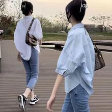 白色短袖衬衫女夏 新款别致绝美法式高级感上衣衬衣小个子穿搭