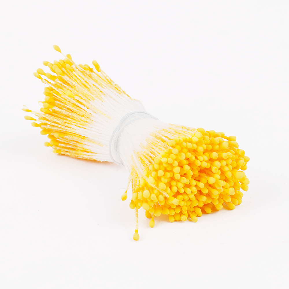1mmのつや消しの花の蕊の韓国版のマッチの頭のdiyの石膏の花の芯の飾りの手作りの装飾の材料の卸売りは花の心をシミュレーションします
