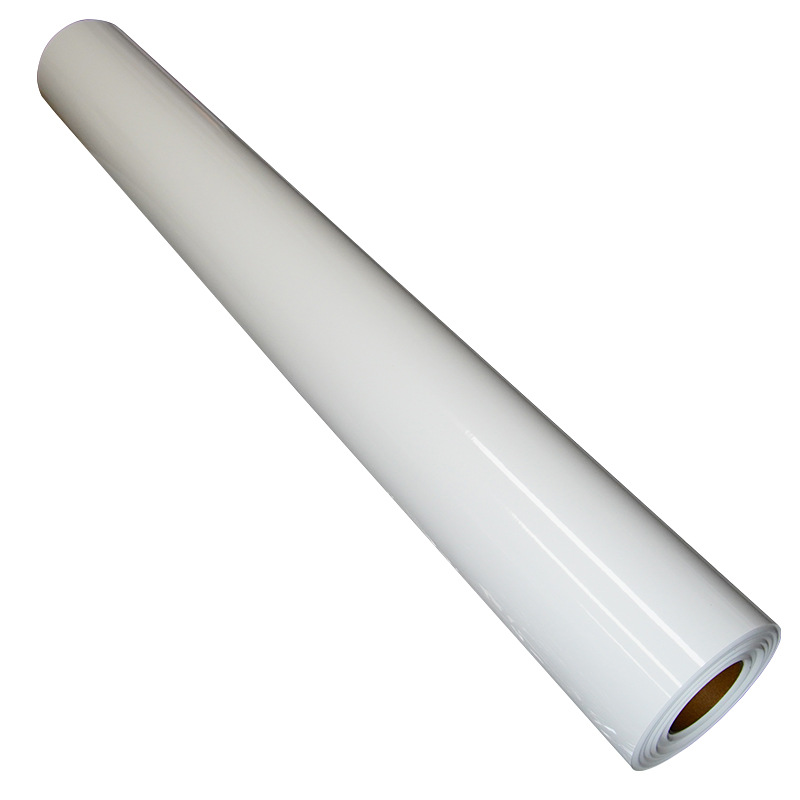 160g pegatinas de polímero blanco resistente al frío pegatinas de vinilo polímero de alta viscosidad material publicitario al por mayor