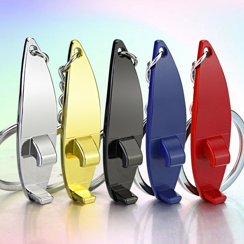 Multifunctional Surfboard Bottle Opener Keychain Commemorative_voghion.com