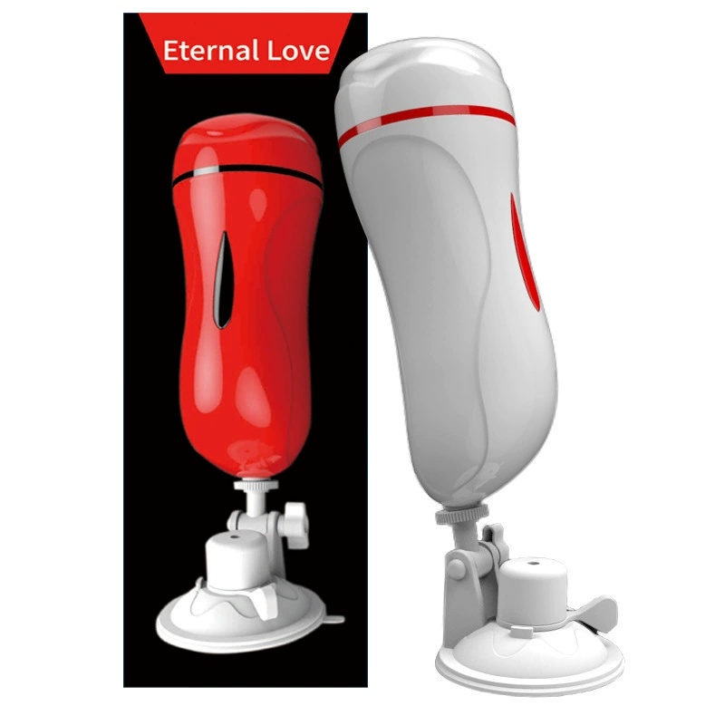 Wanle Love Cup Двойное отверстие Электрический самолет Фаллос Вибрирующая вагинальная и анальная двойная дупла: кружка мастурбации черного цвета с двойной головкой, представлена как копия