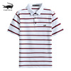 <2028> 2021夏季男士条纹短袖POLO衫简单休闲T|ms