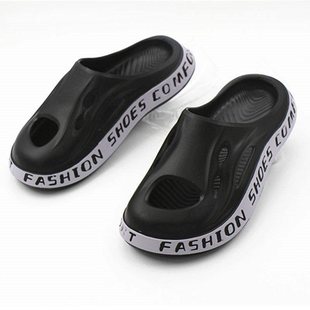 Summer New Women's Clogs, Non-Slip, Lightweight, One-Piece Men's Eva Foam Closed-Toe Sandals, Couple's Beach Shoes