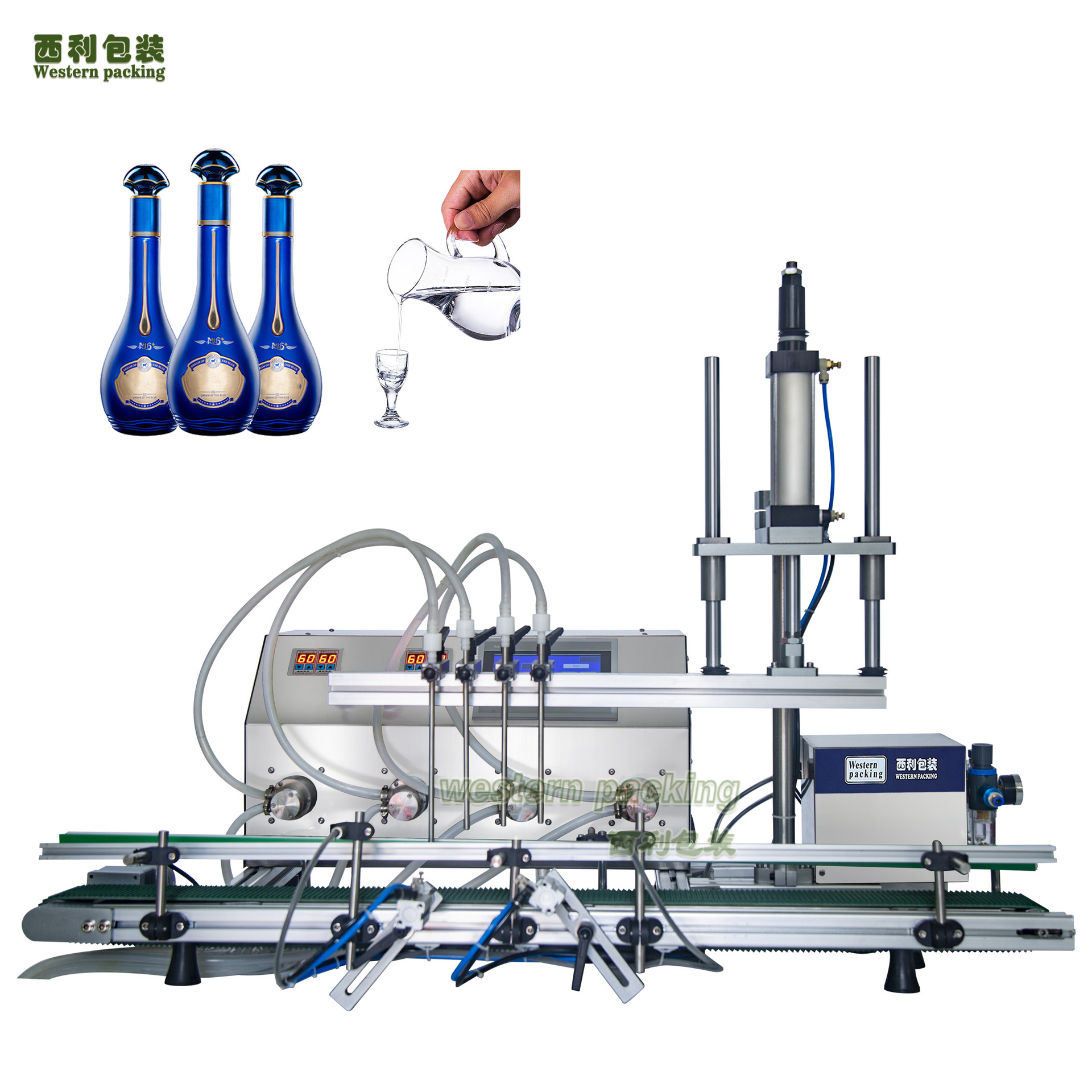 液体灌装机半自动精油酒水灌装机小型液体灌装机设备厂家定制