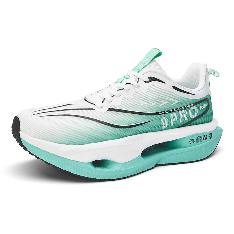 Nuevo conejo rojo de verano 9pro zapatos de corrida de placa de carbono padres-hijos red ligera zapatos deportivos amortiguadores zapatos de moda de pareja en vivo