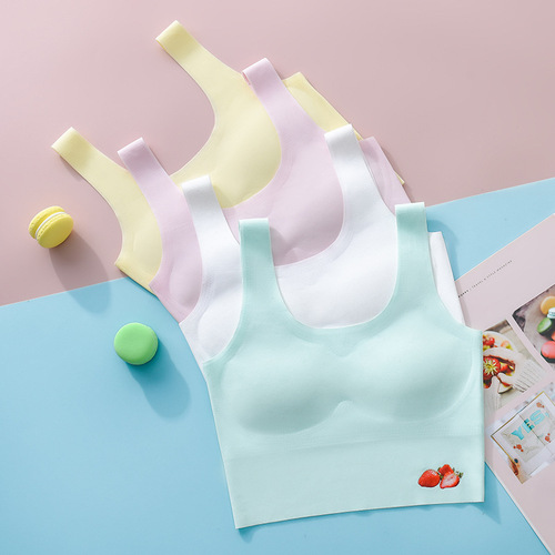Underwear for teenage girls, middle school students, young girls, middle school students, cute girl's underwear, small bust, development period bra