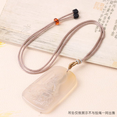 High-end elegant cord handmade DIY gold jade crystal necklace cord wholesale for both men and women thin style national trend cord