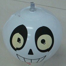 充气沙滩球TPU充气沙滩球，充气笑脸球，来图