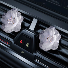 Car perfume cartoon flower car air outlet decoration aromatherapy car deodorization long-lasting light fragrance car fragrance
