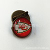 Football denim brooch, American style