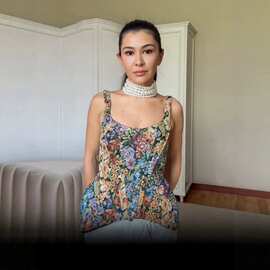 跨境复古油画印花鱼骨吊带法式方领鱼骨收腰抹胸上衣女装外贸爆款