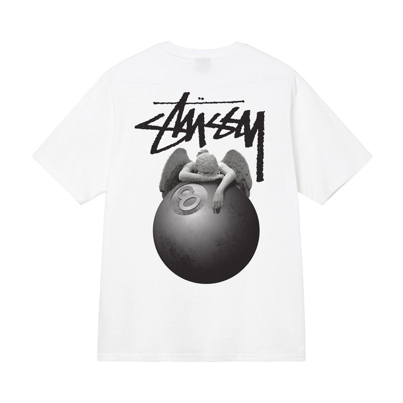 Stussyスチュアート2025新型男女半袖tシャツ夏男性ゆるい240g重ポンド高品質tシャツ|undefined
