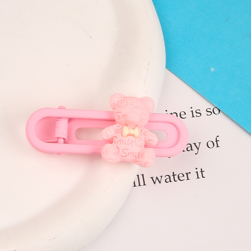 Primavera nueva historieta Sanrio oval metal horquilla linda chica dulce lado Bangs hairpin tocado