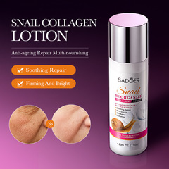 Full English Snail Milk Emulsion 120ml SADOER Collagen Nourishing Moisturizing Face Cream Cross-border Foreign Trade Wholesale