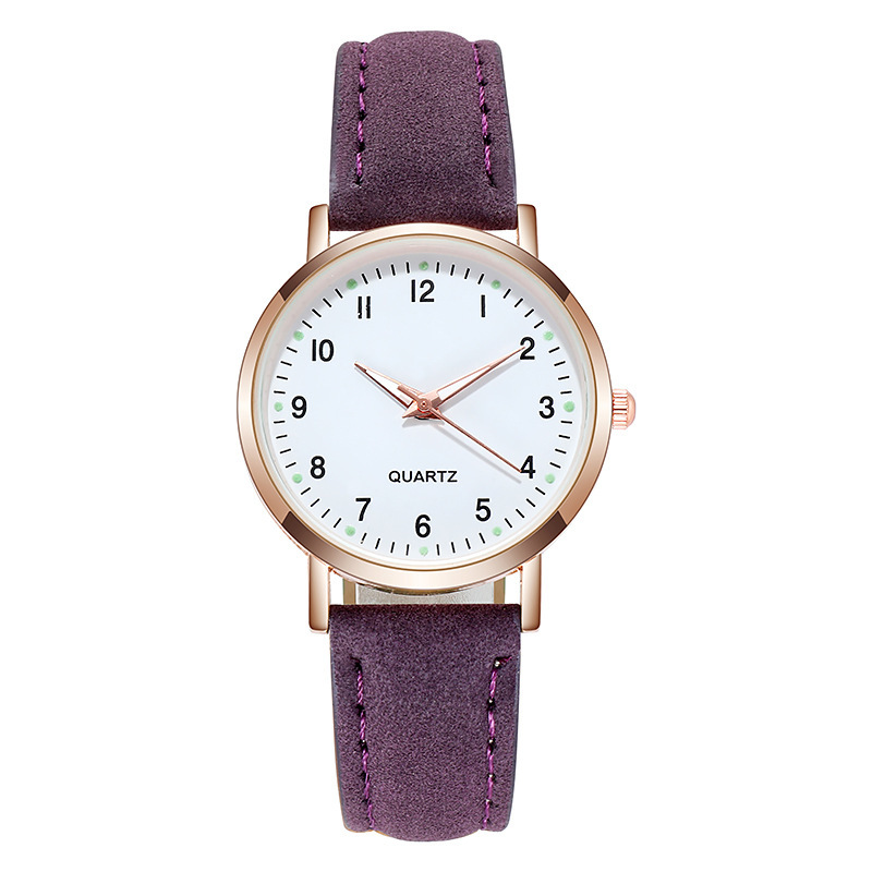 Casual Color Sólido Hebilla Cuarzo Relojes De Mujer display picture 5