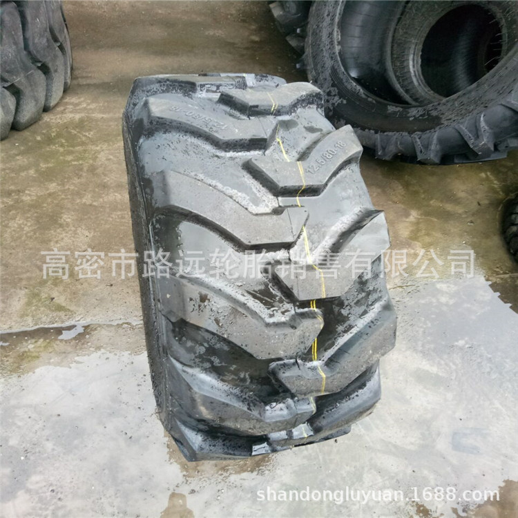 挖掘机轮胎 12.5/80-18 R-4花纹 两头忙工程轮胎 12.5/65-18