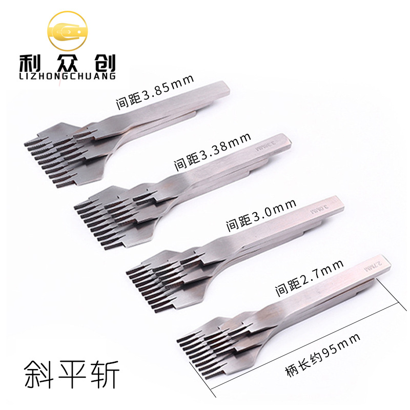 Manufactor supply Europe cut French oblique flat cut 2.7/3.0/3.38/ 3.85 Spacing Ling chopped