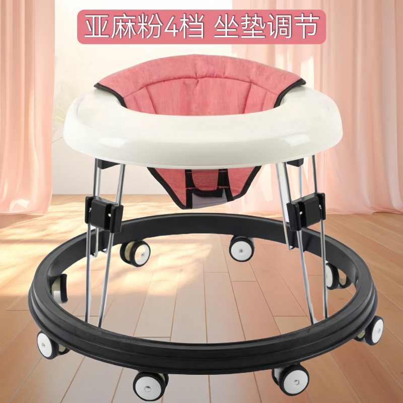 귀여운 핑크 + 발 패드 - 4단계 [시트 쿠션 조절] 본체 최대 높이 38cm