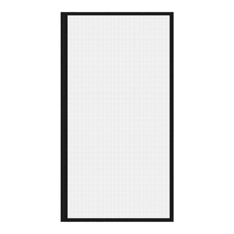 Verano lateral cortina de puerta mosquitos red de fibra de vidrio 2025 nuevo tipo de puerta de pantalla doméstica de alta calidad velcro sin perforación de la fuerza de succión magnética