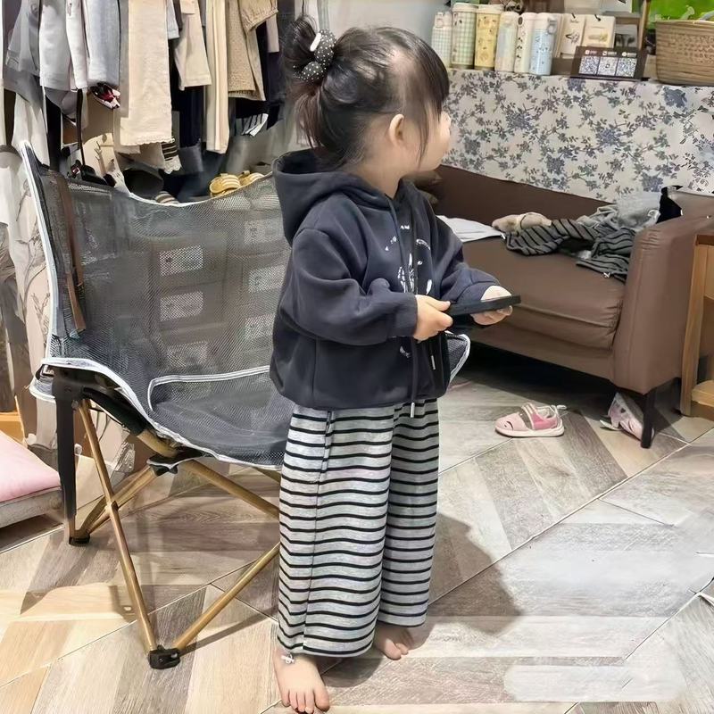 儿童运动套装2025秋季新款女童春秋裤子上衣卡通男童洋气卫衣卫裤|undefined
