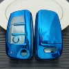 Blue transparent single shell