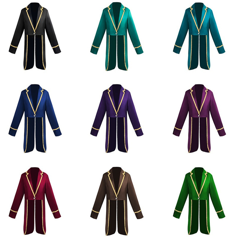 Source Animation Manufacturer 9 Colors 7 Sizes Medieval Palace Tuxedo Bullfighting Costume Cosplay Men's Clothing