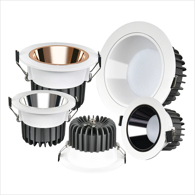 LED recessed downlight IP54 waterproof, anti-fog for bathroom, outdoor hallway, shower, kitchen dustproof, glare-free, no main light