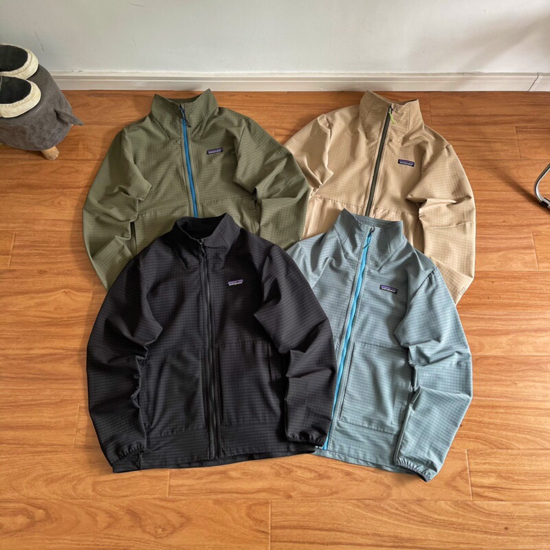 Pata m's R1 Techface Sports Stand Collar Zipper Jacket Sports Outdoor Windproof Soft Shell Trend