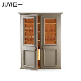 JUYI意式极简高级感酒柜设计师款简约现代风George别墅高端储物柜