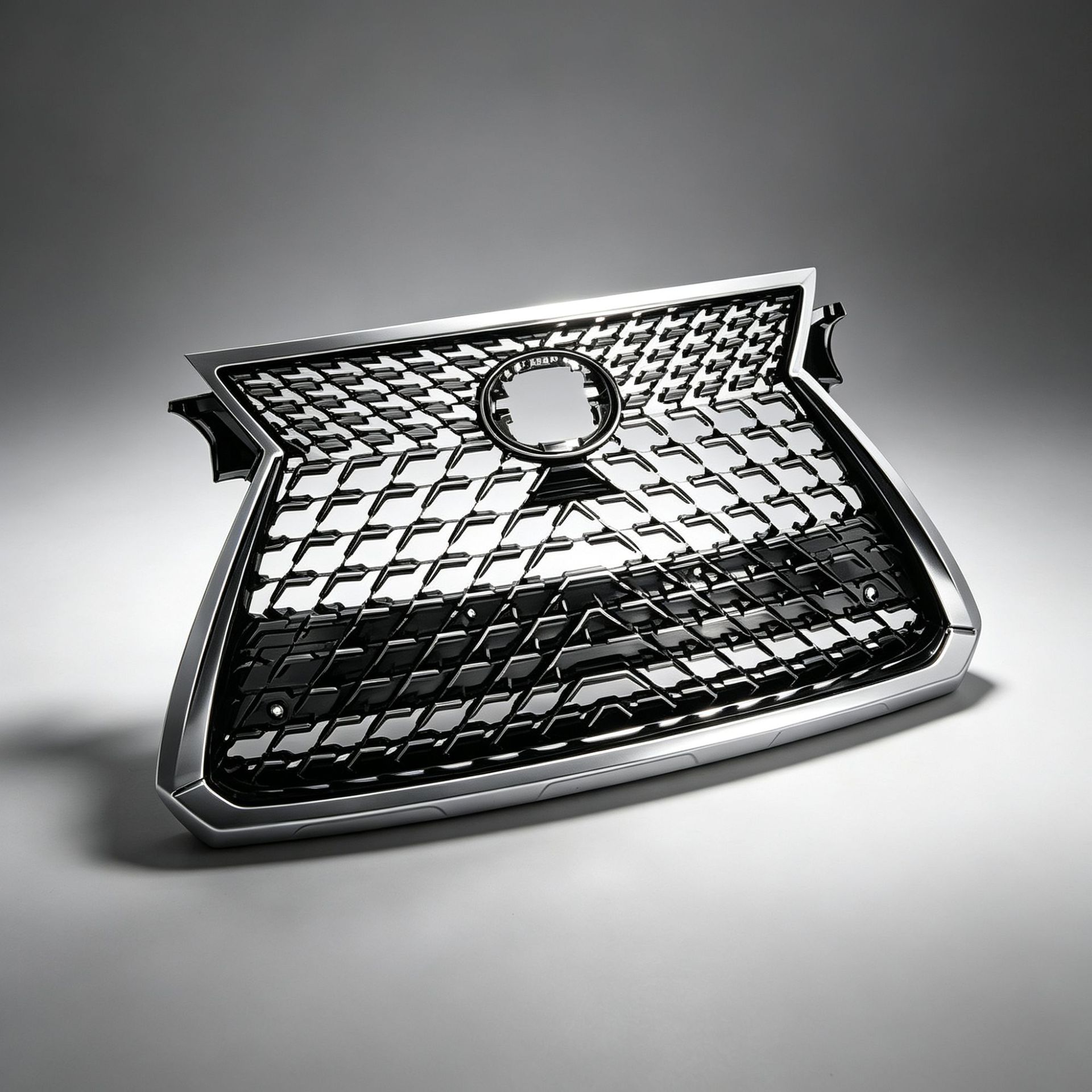 Suitable for 2016 Lexus RX, upgrade to 2021 model grille assembly in glossy black/plated finish, cross-border modification