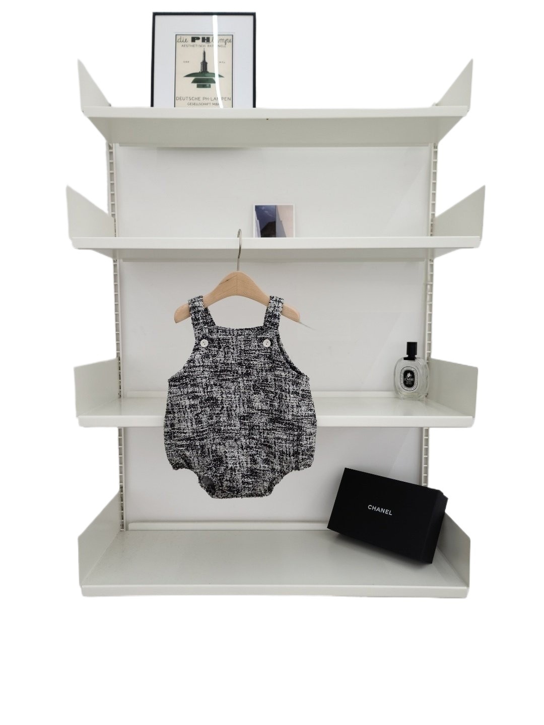 Estilo coreano niñas bebé Correa mameluco ins bebé Chanel estilo abrigo Sling triángulo vaina mameluco