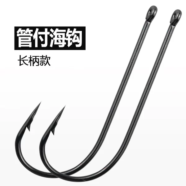 Long-Handled Fishing Hooks with Barbed Tips for Bulk Fishermen, Longline Fishing Hooks, Sea Fishing Hooks, Anchor Fishing Hooks
