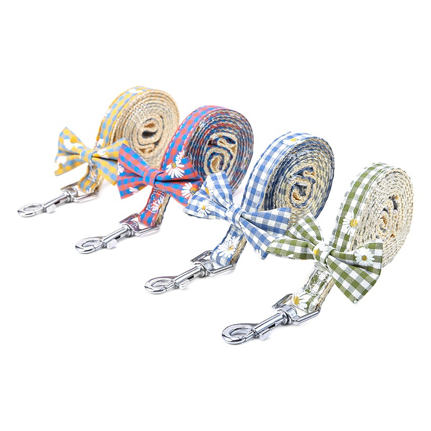 Directo de fábrica nueva correa para mascotas pequeño y mediano perro Plaid pecho espalda gato y perro universal en stock al por mayor